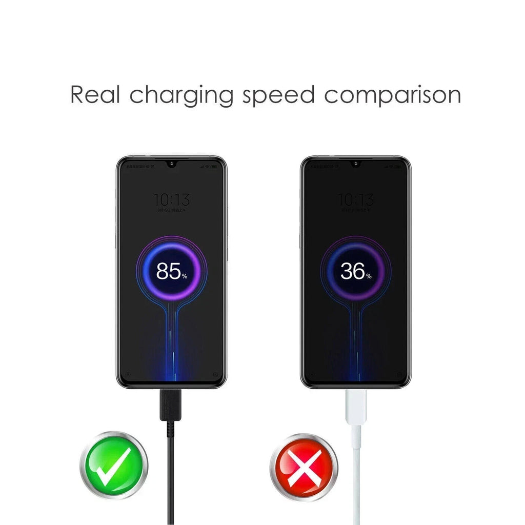 Original Samsung UK Fast Charging Cable DG977 USB-C to USB-C Cable 1.2M - Black
