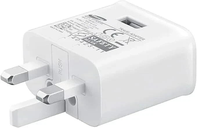 Genuine Samsung Charger Mains Adapter EP-TA50UWE 1.5AMP UK 3 Pin For S6 S7 J5
