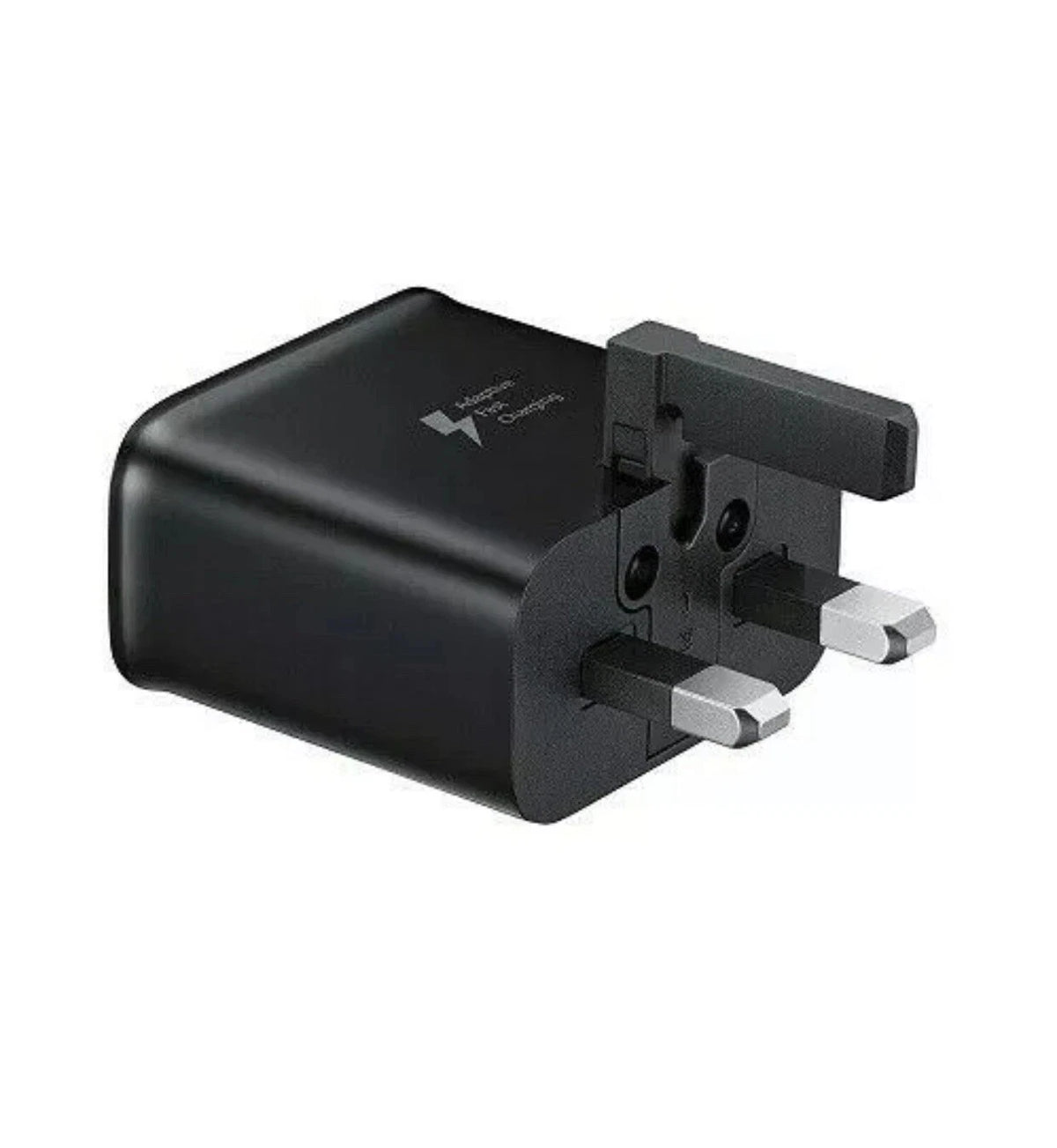 Samsung Original Black UK Fast - USB Phone UK Charger Adaptor With Type-C Cable